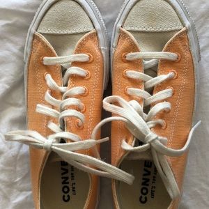 Orange Chambray Converse All Stars US 5.5 Women’s